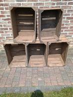 5 stevige houten bakken, Ophalen, Gebruikt, Hout, Overige typen