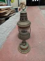 Antieke ankerlamp, Verzamelen, Scheepvaart, Ophalen of Verzenden, Gebruikt, Motorboot of Zeilboot, Gebruiksvoorwerp