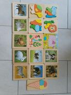 Set van 16 puzzels - 4 tot 9 stuks, Ophalen, Gebruikt
