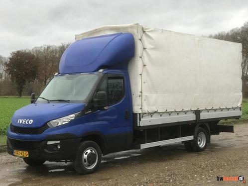 Iveco Daily 50C17 3.0 Euro 5 Hi-Matic Huif / Open Laadbak 3., Auto's, Bestelwagens en Lichte vracht, Bedrijf, ABS, Airconditioning