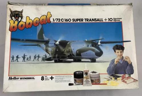 Heller Humbrol Bobcat C-160 Super Transall 1/72 modelbouw, Hobby en Vrije tijd, Modelbouw | Vliegtuigen en Helikopters, Zo goed als nieuw