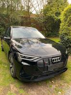 Audi E-tron Sportback 55 Quatro S-line, Auto's, Automaat, Zwart, Parkeersensor, Zwart