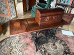 Antieke BURY naaimachine op gietijzeren trap, Antiek en Kunst, Ophalen