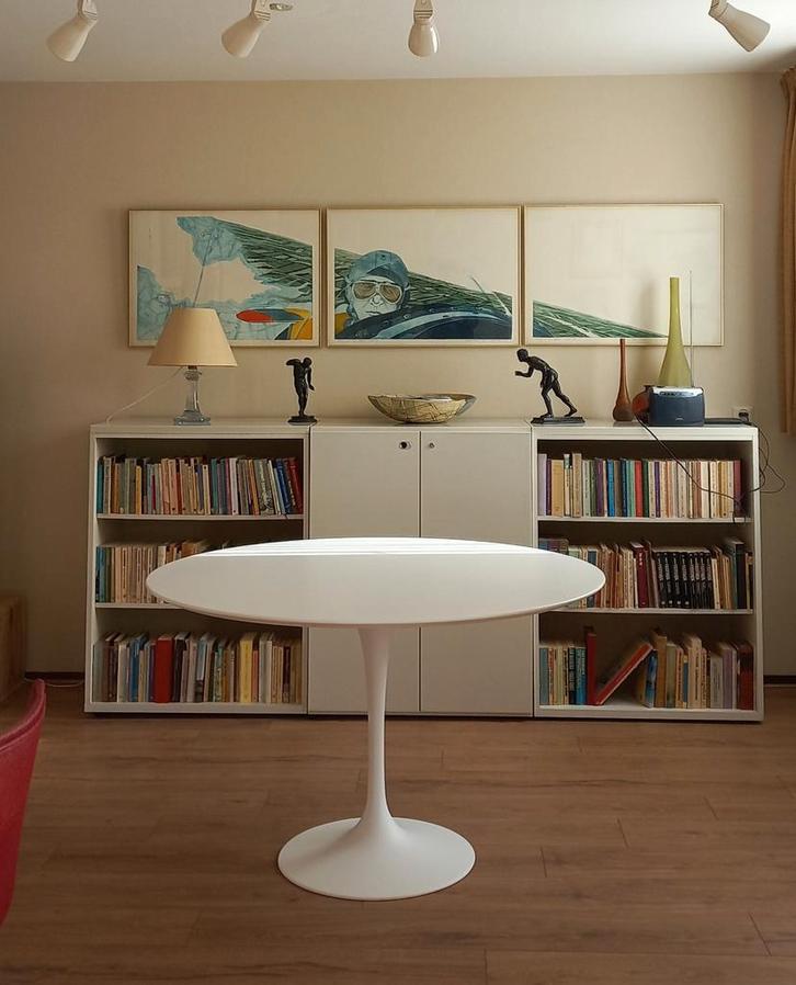 Uittrekbare tulipe tafels Extensible table Eero Saarinen, Huis en Inrichting, Kasten | Overige, Zo goed als nieuw, Ophalen of Verzenden