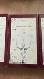 Champagne glazen X6 nieuw, Ophalen of Verzenden, Zo goed als nieuw