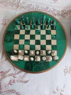 Jeu d'échecs en malachite 2,6 kilos, Collections, Minéraux & Fossiles, Enlèvement ou Envoi