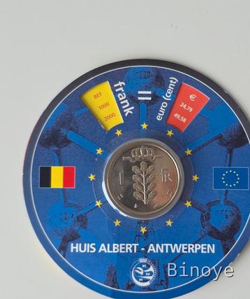 Convertisseur euro-franc belge – disque Maison Albert
 beschikbaar voor biedingen