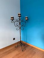 Staankandelaar, Ophalen, Zwart, Zo goed als nieuw, Kandelaar