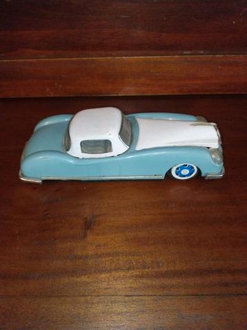 Vintage Japanse blik sedan met litho-motor – ca. 1:23 schaal beschikbaar voor biedingen