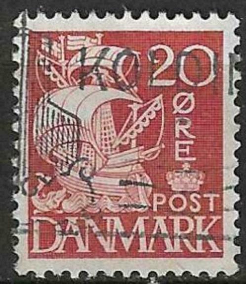 Denemarken 1938/1943 - Yvert 261 - Wit zeil (ST), Timbres & Monnaies, Timbres | Europe | Scandinavie, Affranchi, Danemark, Envoi