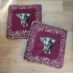 Kussens met olifant, Ophalen of Verzenden, Gebruikt, Rood, Vierkant