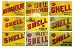 achete plaque émaillée shell motogazoline 1927 1930, Enlèvement, Utilisé, Panneau publicitaire