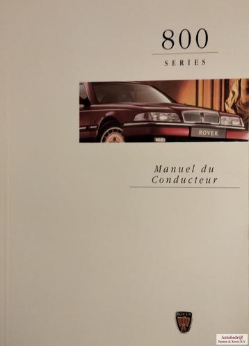 Handboek Rover 800 serie instructieboekje RCL0196FRE (Franst