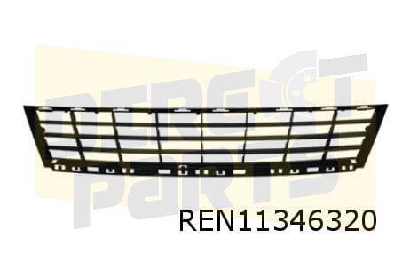 Renault Clio III (2/09-1/13) (phase II) voorbumpergrille mid, Autos : Pièces & Accessoires, Carrosserie & Tôlerie, Pare-chocs