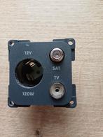 12 volt, satelliet en TV aansluiting inbouw, Ophalen of Verzenden, Zo goed als nieuw