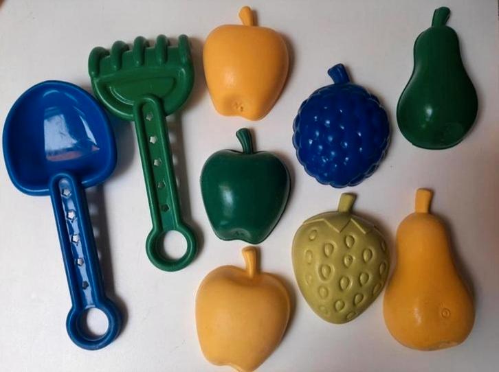 strandspeelgoed / in de zandbak : thema fruit, Kinderen en Baby's, Speelgoed | Buiten | Zandbakken, Ophalen of Verzenden