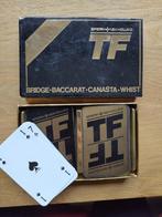 KAARTENSET BRIDGE BACCARAT CANASTA WHIST, Ophalen of Verzenden, Zo goed als nieuw