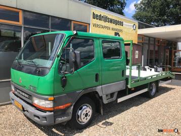 Mitsubishi Canter FB634 3.0 TD DC 7-Pers Oprijwagen Machinet, Autos, Achat, Entreprise, Boîte manuelle, Diesel