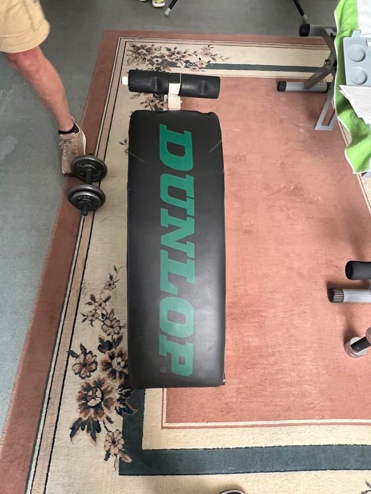 Dunlop Sit - up bank, Sport en Fitness, Fitnessapparatuur, Overige typen, Buik, Ophalen