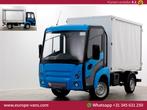 Piaggio Porter Addax Motors MT-15 N1 100% Elektrische bedrij, Auto's, Bestelwagens en Lichte vracht, Te koop, Bedrijf, Blauw, Onderhoudsboekje