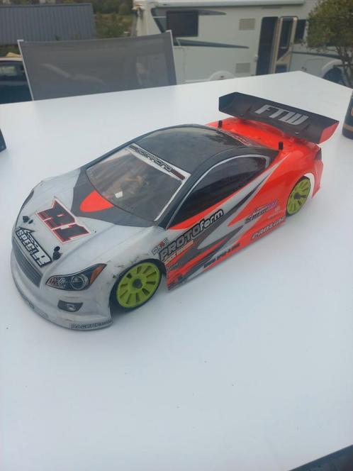 RC track 1/10 3s Carbon Alu, Hobby en Vrije tijd, Modelbouw | Radiografisch | Auto's, Zo goed als nieuw, Auto onroad, Elektro