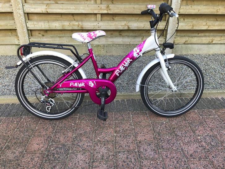 Meisjesfiets 20 inch in heel goede staat, Fietsen en Brommers, Fietsen | Meisjes, Zo goed als nieuw, 20 inch, Handrem, Versnellingen