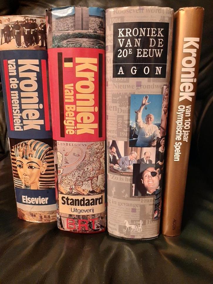 Kroniek mensheid - 20ste eeuw - België- OS, Boeken, Fantasy, Zo goed als nieuw, Ophalen of Verzenden