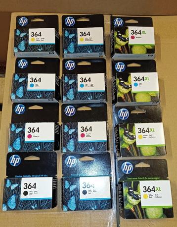 Lotje HP 364XL en 364 ink cartridges beschikbaar voor biedingen