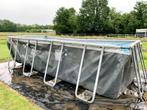 INTEX  zwembad met onderhoudsproducten (549 x 274 x 132 cm), 400 cm of meer, Gebruikt, Rechthoekig, Opzetzwembad