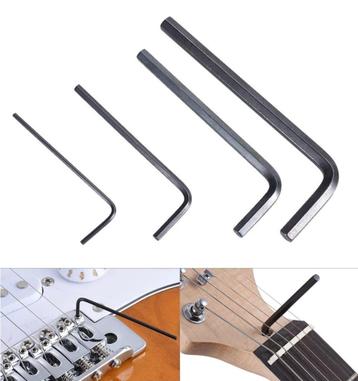 Set Allen Wrenches voor gitaar truss rod en bridge