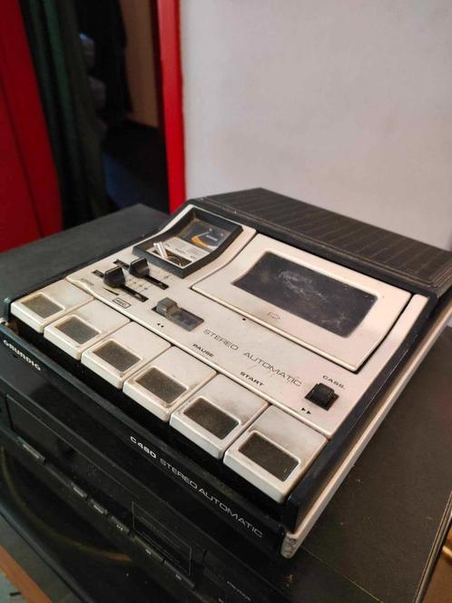 GRUNDIG C480 - dekcassettes, Audio, Tv en Foto, Cassettedecks, Enkel, Ophalen of Verzenden