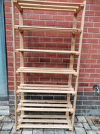 Étagère 7 rayonnages bois h: 170 cm l: 80 cm prof. 30 cm, Ophalen, Gebruikt