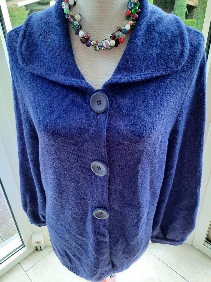 Charmant vest APANAGE - 44, Kleding | Dames, Truien en Vesten, Zo goed als nieuw, Maat 42/44 (L), Paars, Ophalen of Verzenden