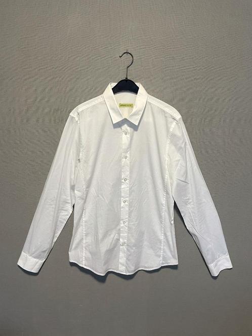 Wit hemd van Versace Jeans (M), Kleding | Heren, Overhemden, Zo goed als nieuw, Halswijdte 39/40 (M), Wit, Ophalen of Verzenden