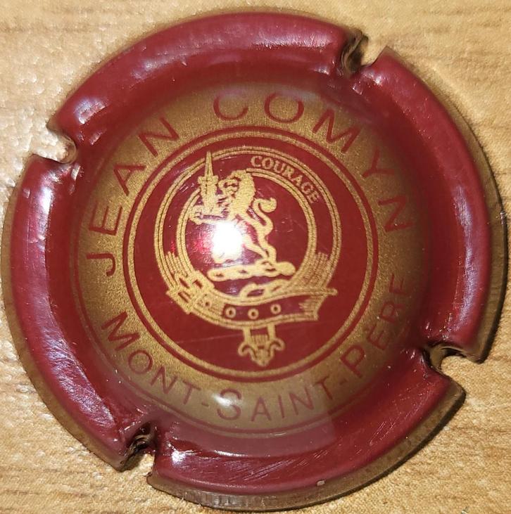 Capsule Champagne Jean COMYN bordeaux & or nr.03, Collections, Vins, Neuf, Champagne, France, Enlèvement ou Envoi