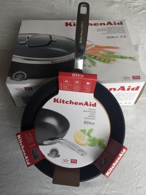 Kookpot en braadpan Kitchenaid, Maison & Meubles, Cuisine | Casseroles & Poêles, Neuf, Ensemble de casseroles, Enlèvement ou Envoi
