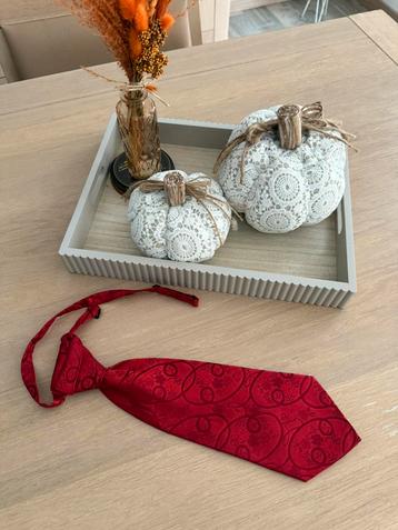 Rode trouwstropdas beschikbaar voor biedingen