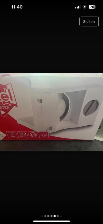 Fritel snijmachine beschikbaar voor biedingen