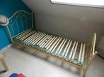 bed, Ophalen, 85 tot 100 cm, Zo goed als nieuw, Lattenbodem