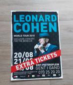 Concert poster Leonard Cohen, Ophalen of Verzenden