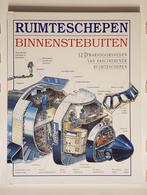 Boek - Ruimtevaart - Ruimteschepen Binnenstebuiten, Ophalen of Verzenden, Zo goed als nieuw