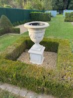Standbeeld vaas, Tuin en Terras, Ophalen, Gebruikt, Beton, Overige typen