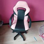 Chaise de bureau gaming noir-rose (junior), Neuf, Rose, Enlèvement, Ergonomique