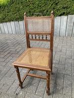 antiek rieten stoelen  5 stuks, Antiek en Kunst, Ophalen