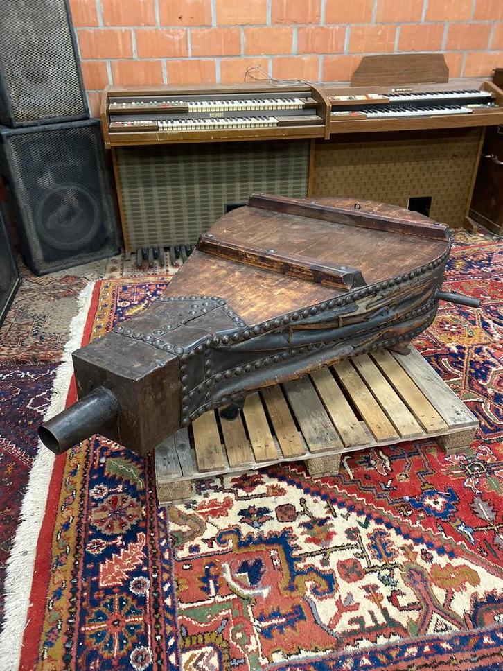 Oude grote blaasbalg, Antiek en Kunst, Antiek | Kantoor en Zakelijk, Ophalen