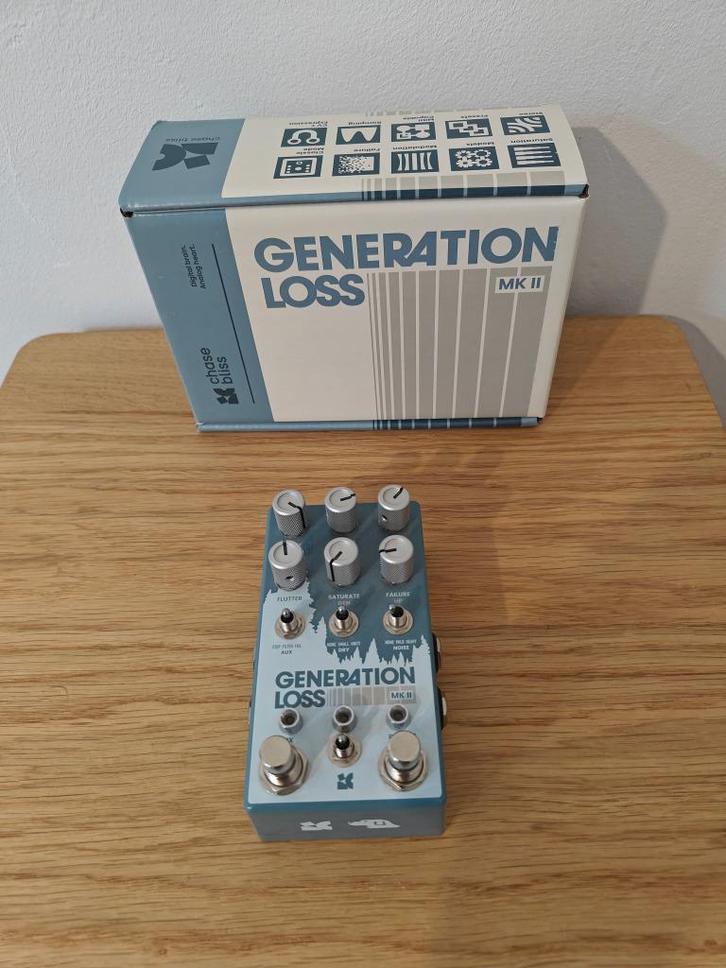 Chase Bliss Generation Loss MKII - Stereo Effects Pedal, Muziek en Instrumenten, Effecten, Zo goed als nieuw, Multi-effect, Ophalen of Verzenden