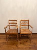 2 chaises avec accoudoirs et assise en osier, Enlèvement