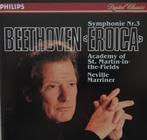 Beethoven 3  "Eroica" - ASMF / Marriner - PHILIPS - DDD, Ophalen of Verzenden, Zo goed als nieuw, Orkest of Ballet