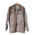 Lederen jas voor mannen, Ophalen of Verzenden, Nieuw, Maat 52/54 (L), Bruin