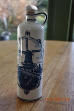 Fles met stop in Delfts blauw, Huis en Inrichting, Ophalen, Zo goed als nieuw